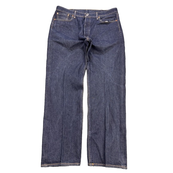 Levi's Other - Levi's 501 Jeans‎ Men 40(38)x34 Blue Pressed Original Straight Fit Dark Denim*